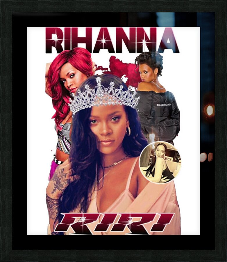 Rihanna 21 Picture Frame print