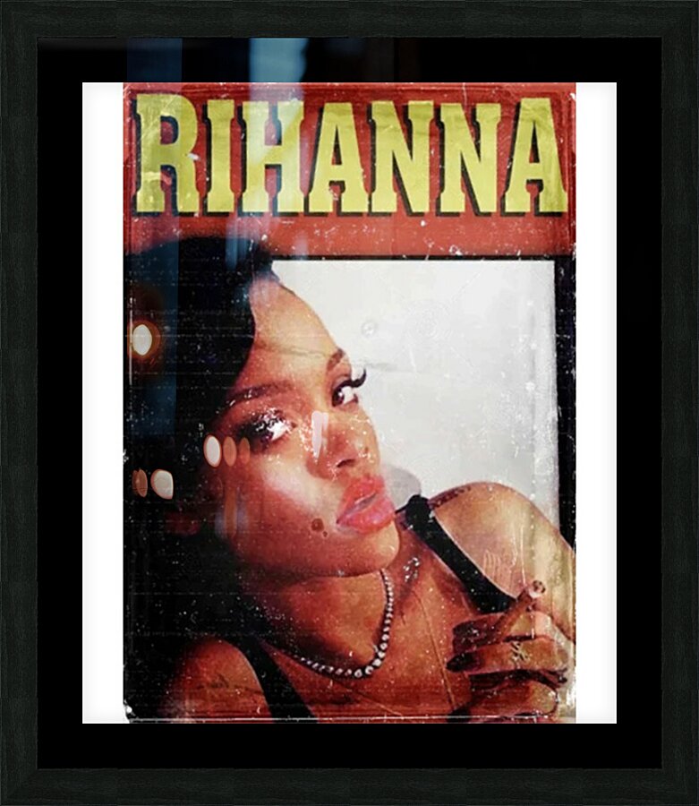 Rihanna 34 Picture Frame print