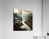 River s Serene Path Acrylic Print