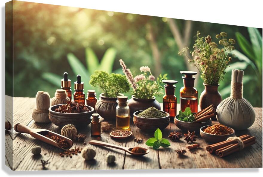   Herbal Sanctuary Canvas Print
