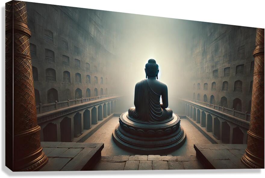 Serene Silhouette Canvas Print