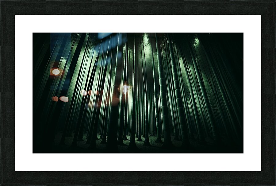 Infinite Bamboo 5 Picture Frame print