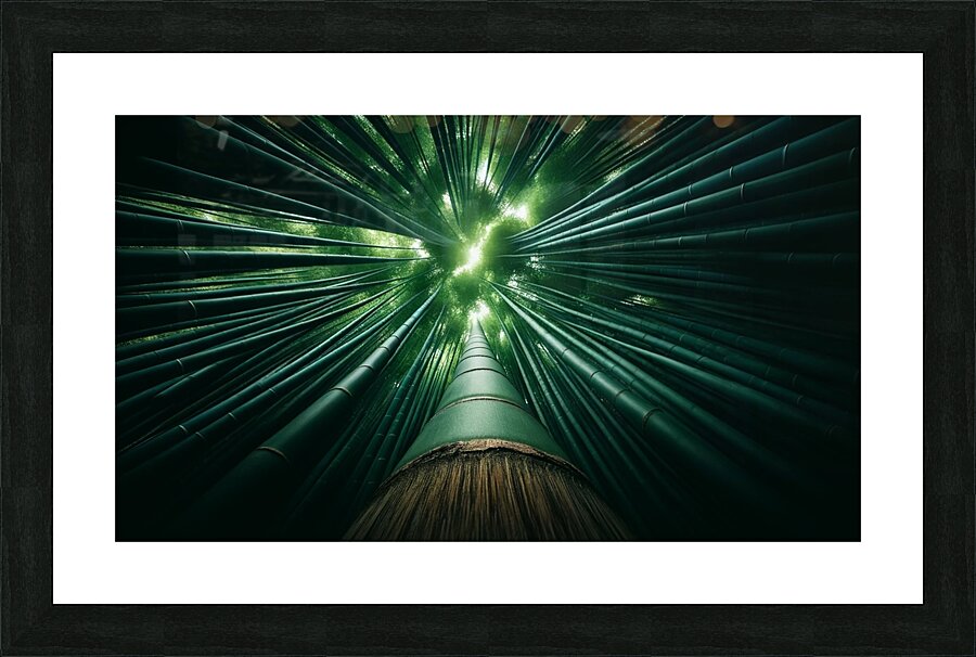 Infinite Bamboo Picture Frame print