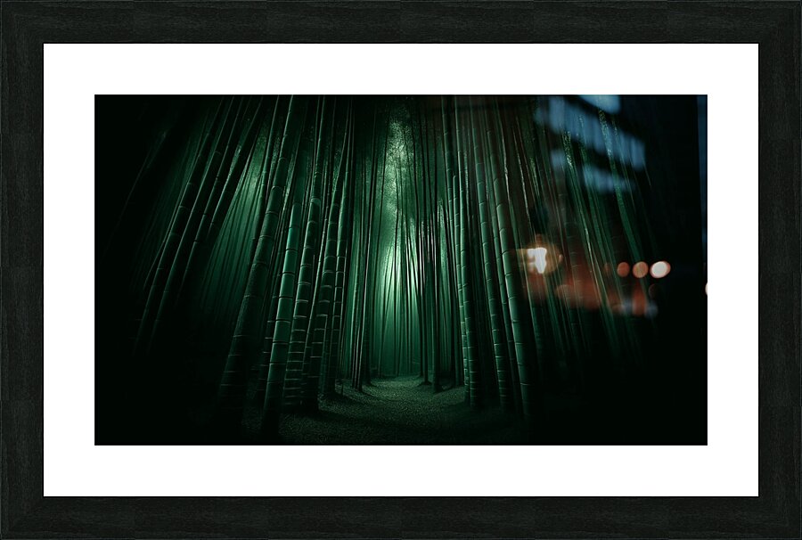 Infinite Bamboo 4 Picture Frame print