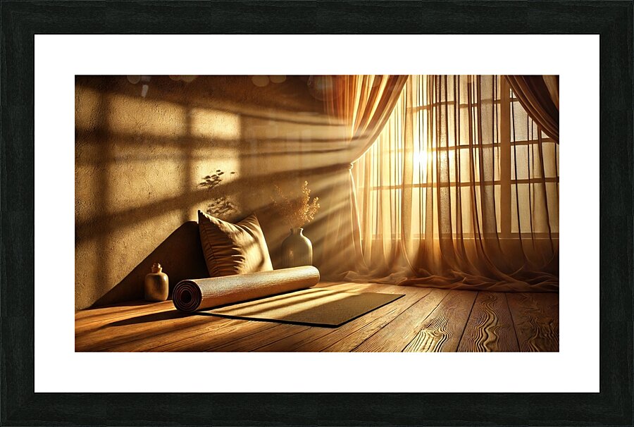 Yoga Collection 8 Picture Frame print