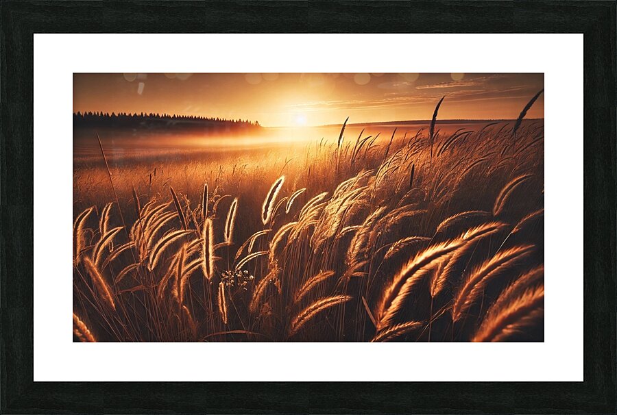   Golden Field Picture Frame print