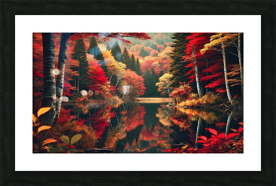   Autumn Reflections Picture Frame print