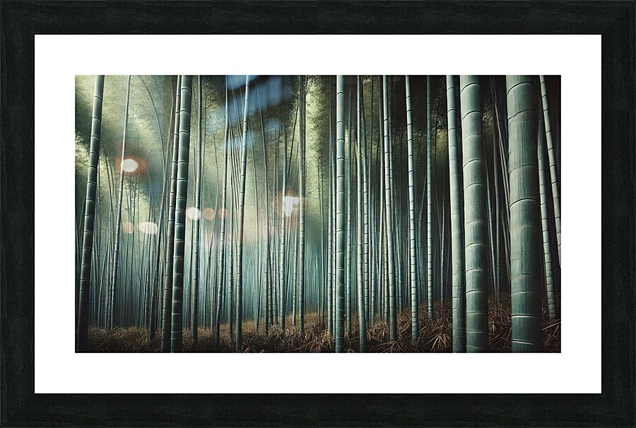   Bamboo Calm Picture Frame print
