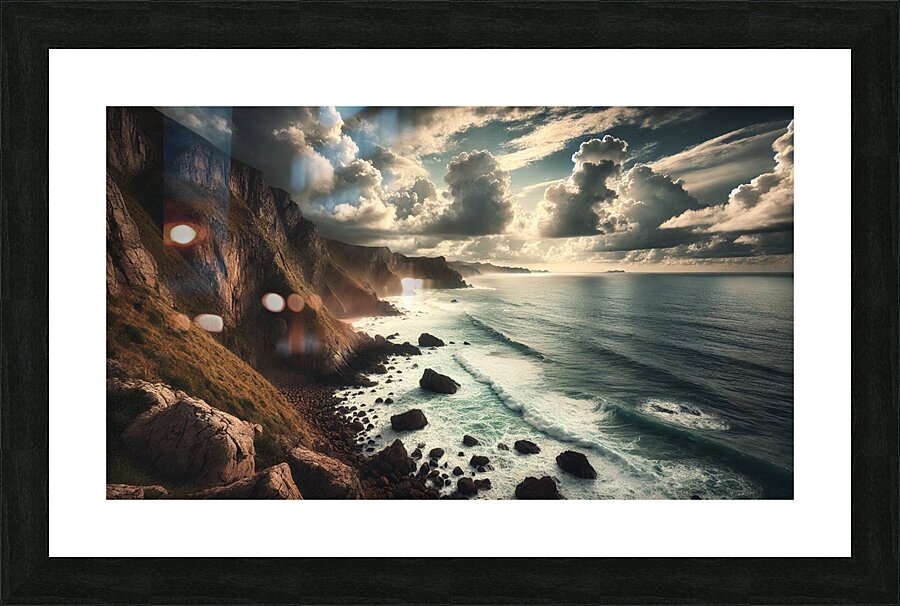  Coastal Cliffs Picture Frame print