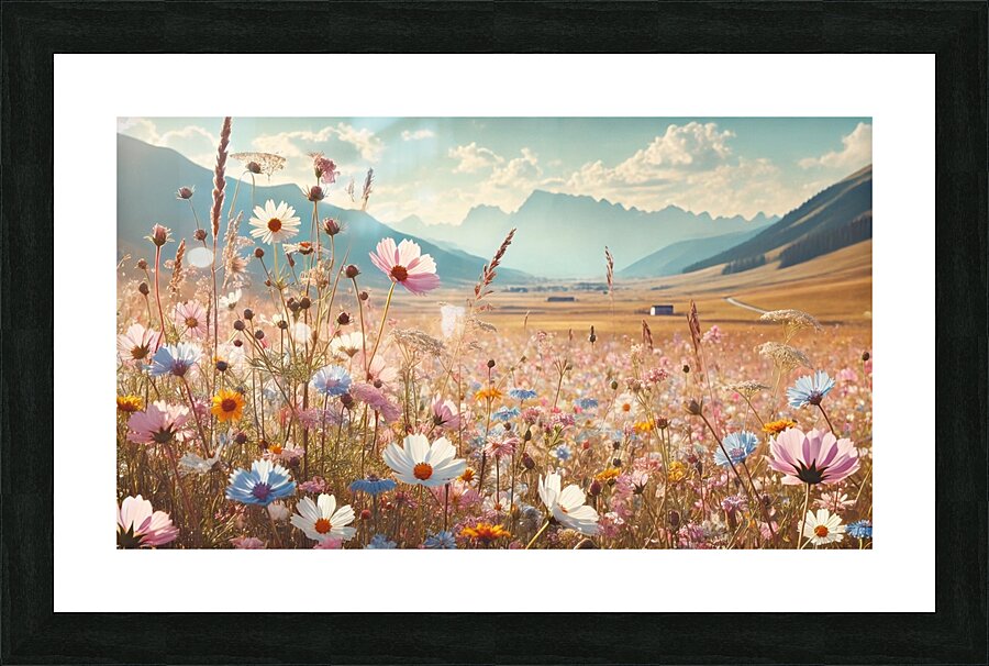   Wildflower Meadow Picture Frame print