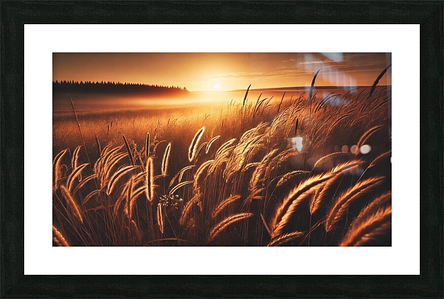   Golden Field Picture Frame print