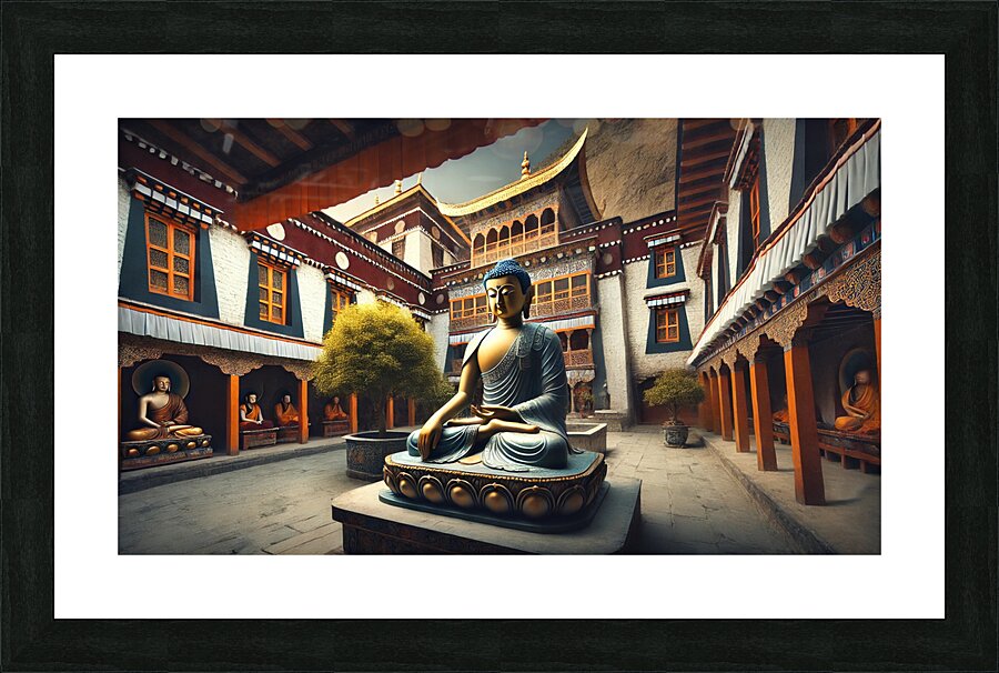 Restful Reflection Picture Frame print