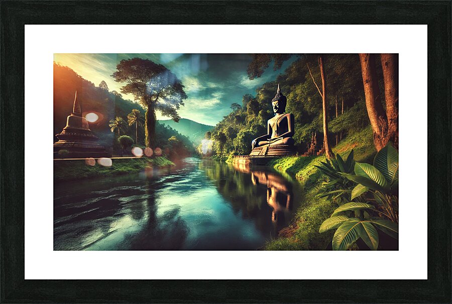 Quiet Garden Path Picture Frame print