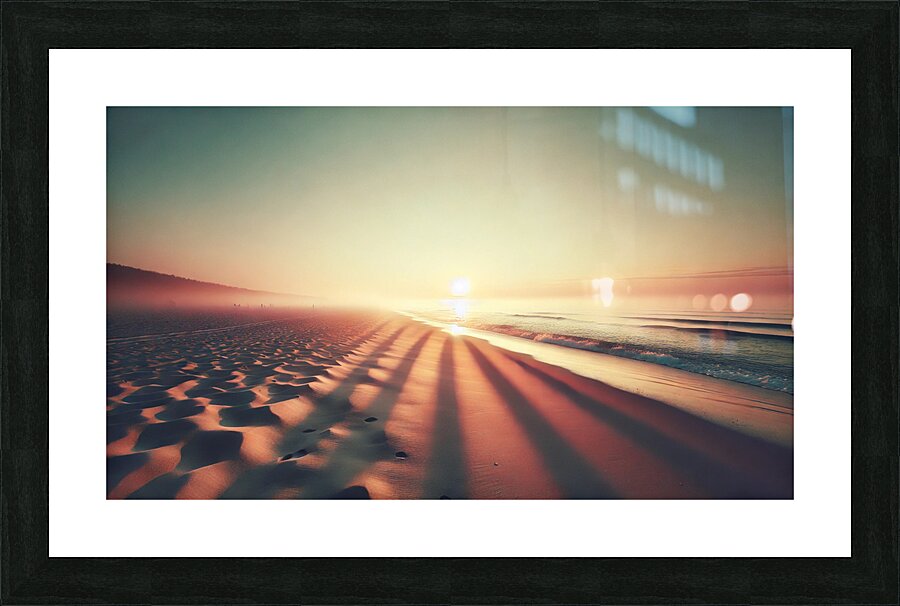 Misty Embrace Picture Frame print