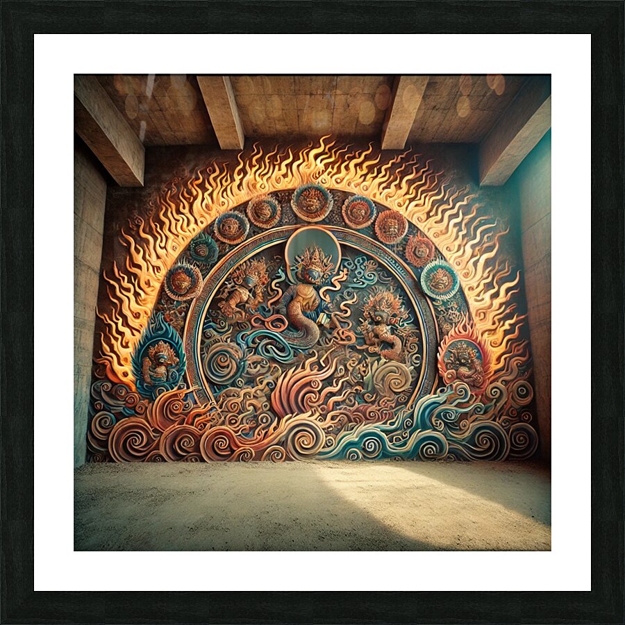 Celestial Self Awakening Picture Frame print
