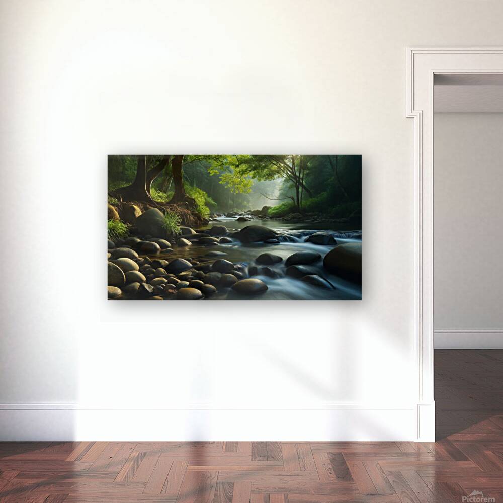   Riverside Tranquility Reproduction