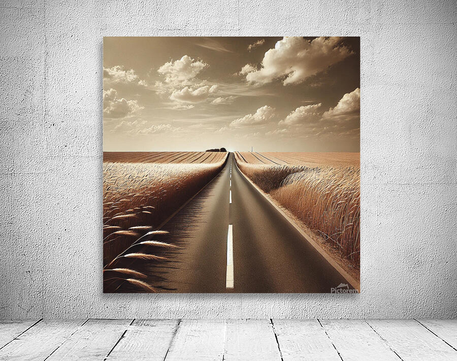Endless Country Road Wall Preview