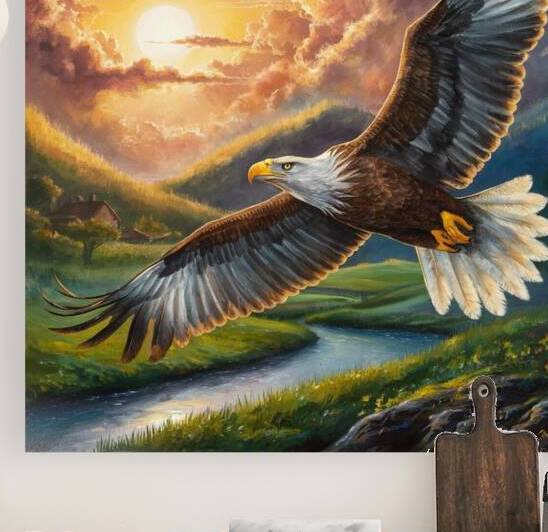 a stunning artistic rendition of a majestic eagle by MR MIRO