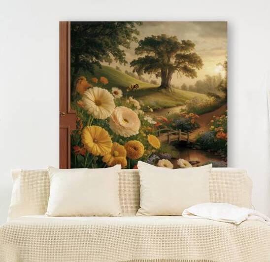 a stunning classic wall picture depicting a seren by MR MIRO