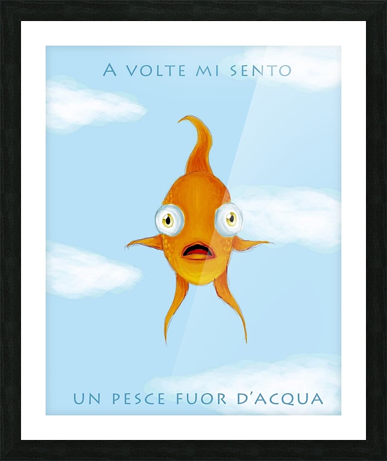Goldfish Picture Frame print