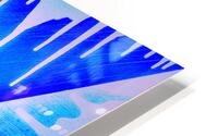 Drip Triangle blue 7 HD Metal print