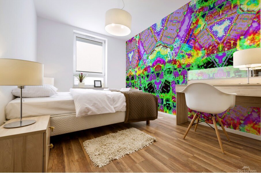Warps 1 Mural print