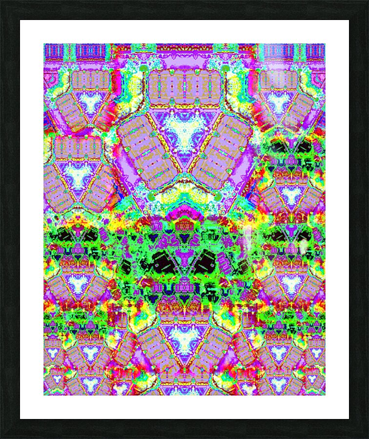 Warps 1 Picture Frame print