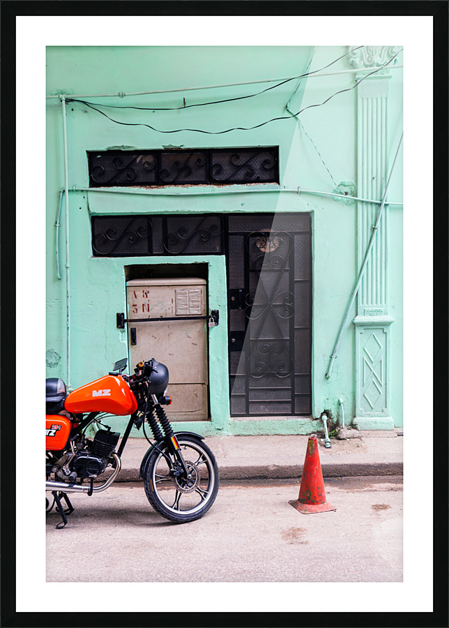 Porte de Cuba Picture Frame print