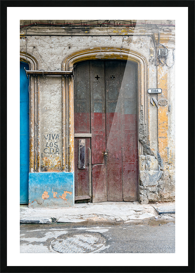 Porte de Cuba 13 Picture Frame print