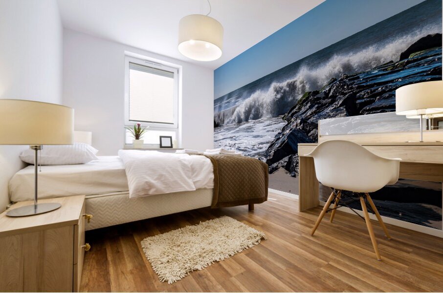 cape may wave 19 Mural print