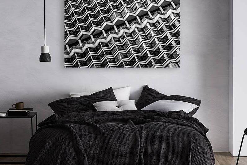 abstract grid lines phila by Louis Dallara
