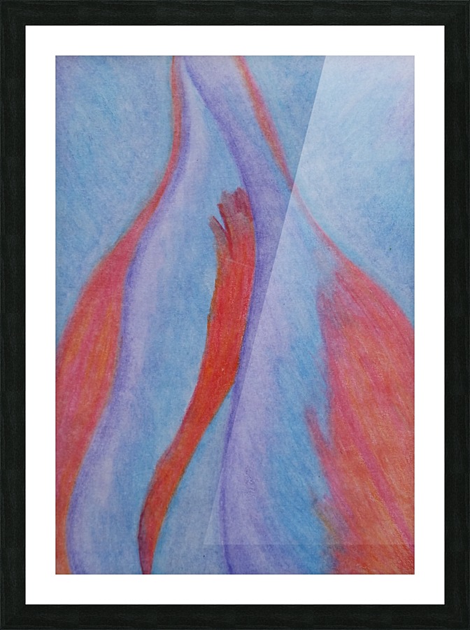 Burning  Picture Frame print
