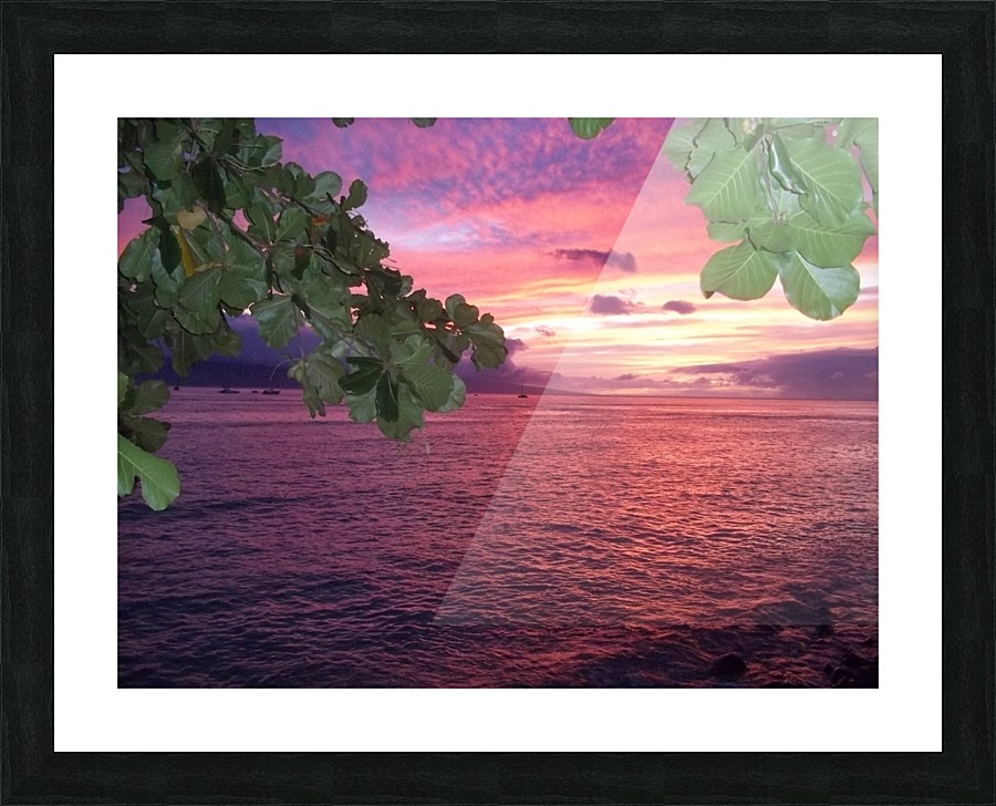 Maui Sunset Picture Frame print