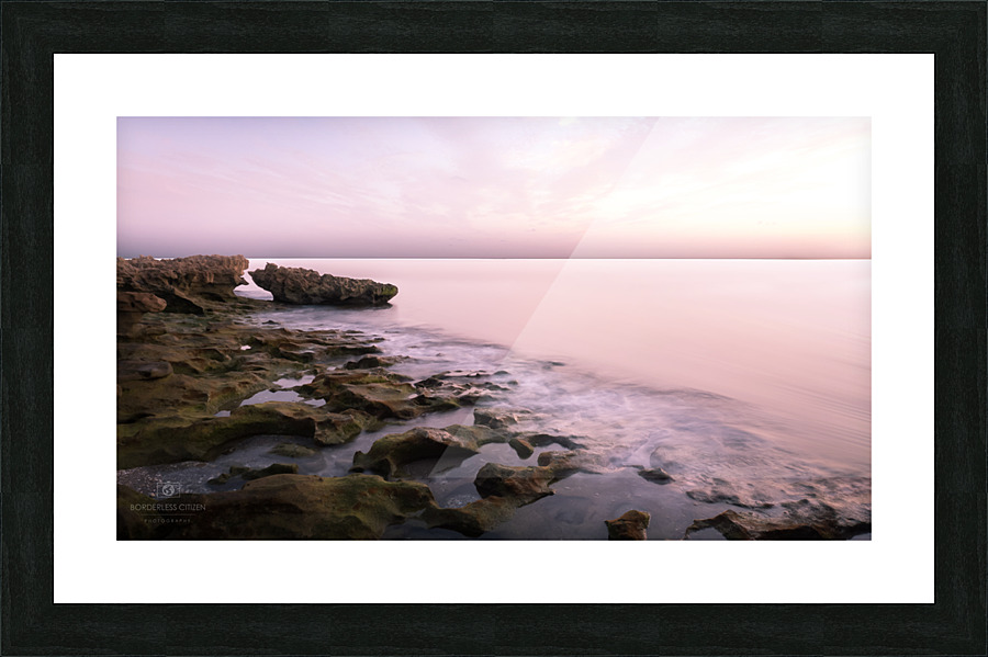 coral cove test 2 take 2 Picture Frame print