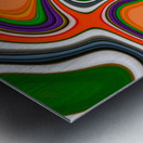 Colorful abstract background Metal print