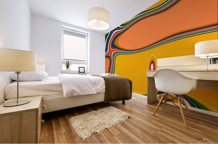 Colorful abstract background Mural print