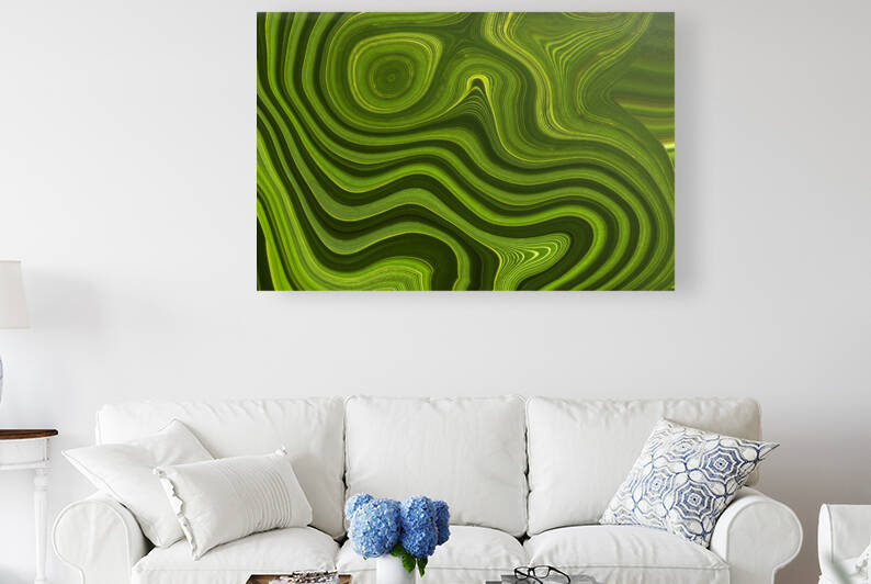Green abstract liquify background close up by MVP