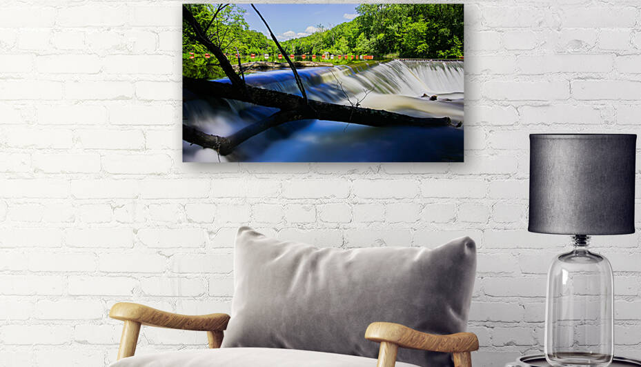 Beautiful sunny day with blurred water by MVP