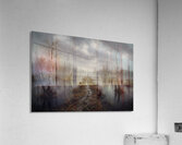 Path Through Misty Wetlands Acrylic Print