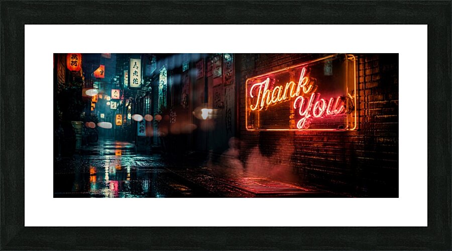 Thank You Picture Frame print