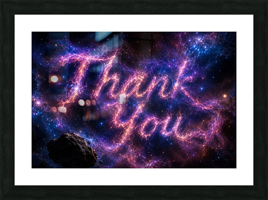 Thank You Picture Frame print