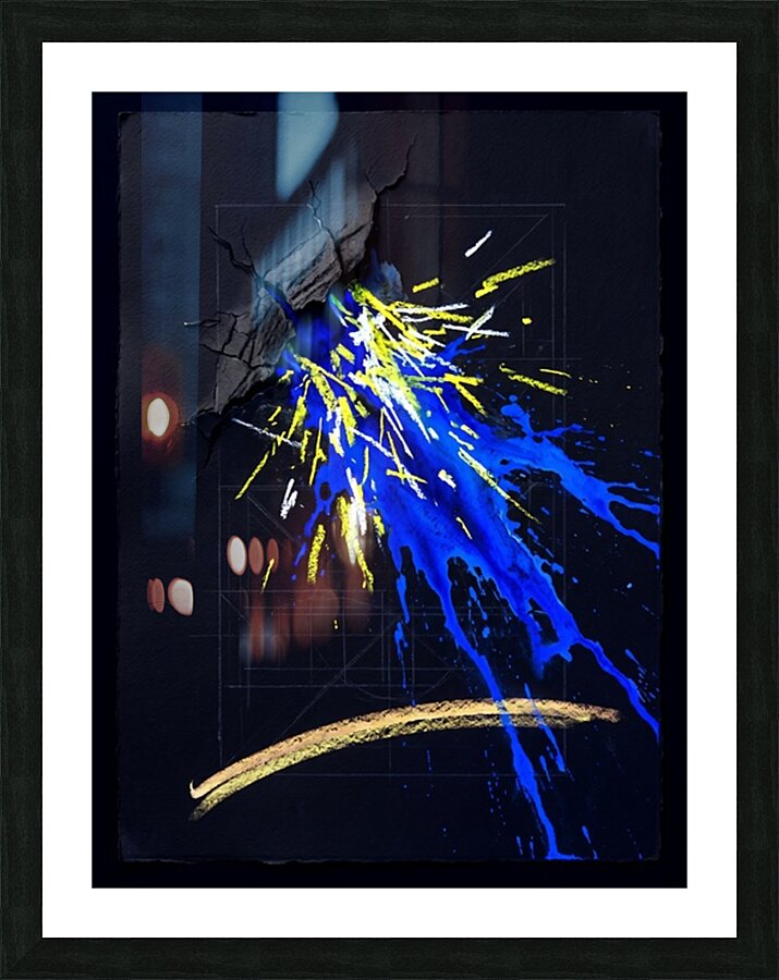 Brilliant Stroke 4 Picture Frame print