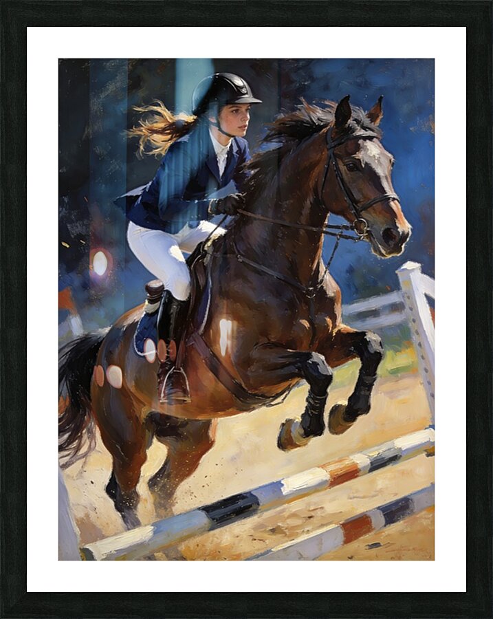 Focused Leap 4 Picture Frame print
