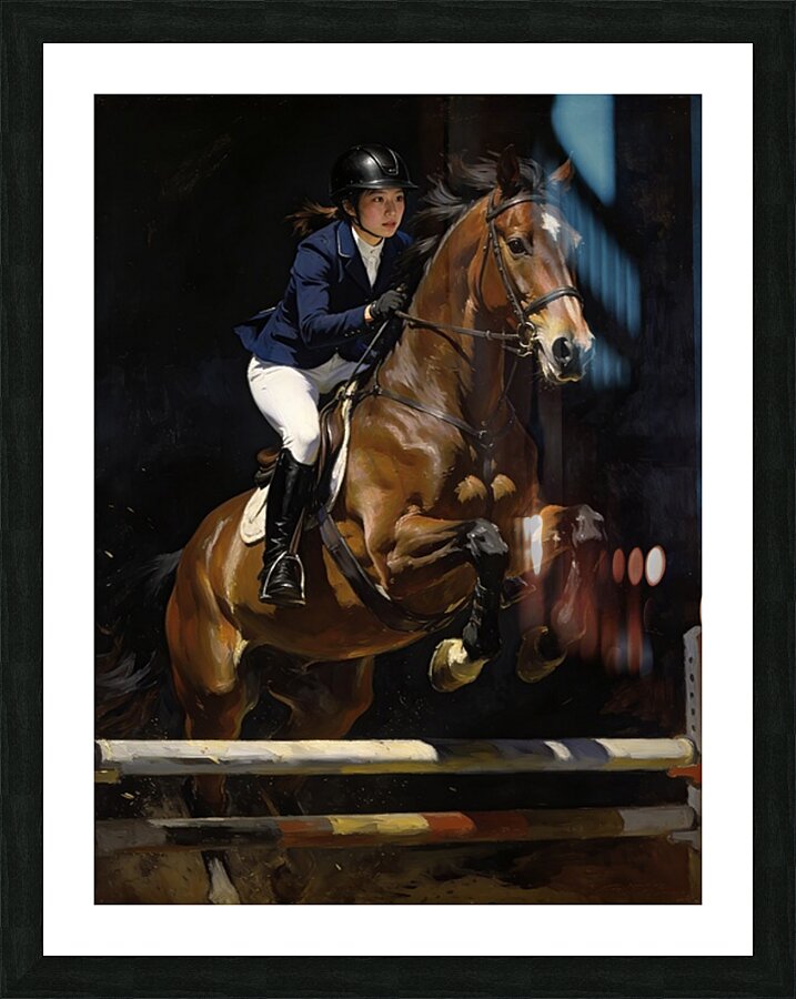 Focused Leap 6 Picture Frame print