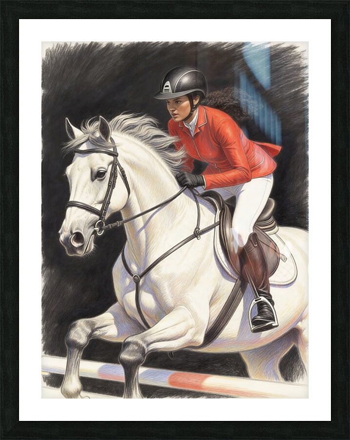 Rider 2 Picture Frame print