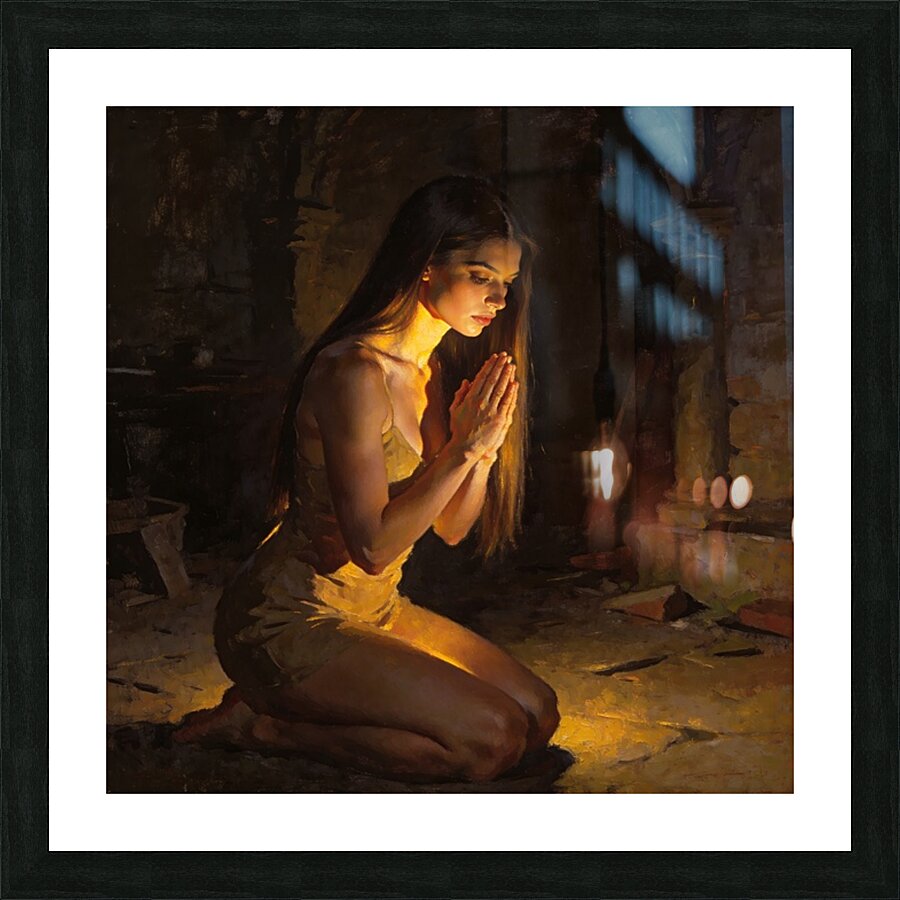 Stretching in workout gear 2 Picture Frame print