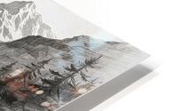 Pencil Landscape 7 HD Metal print
