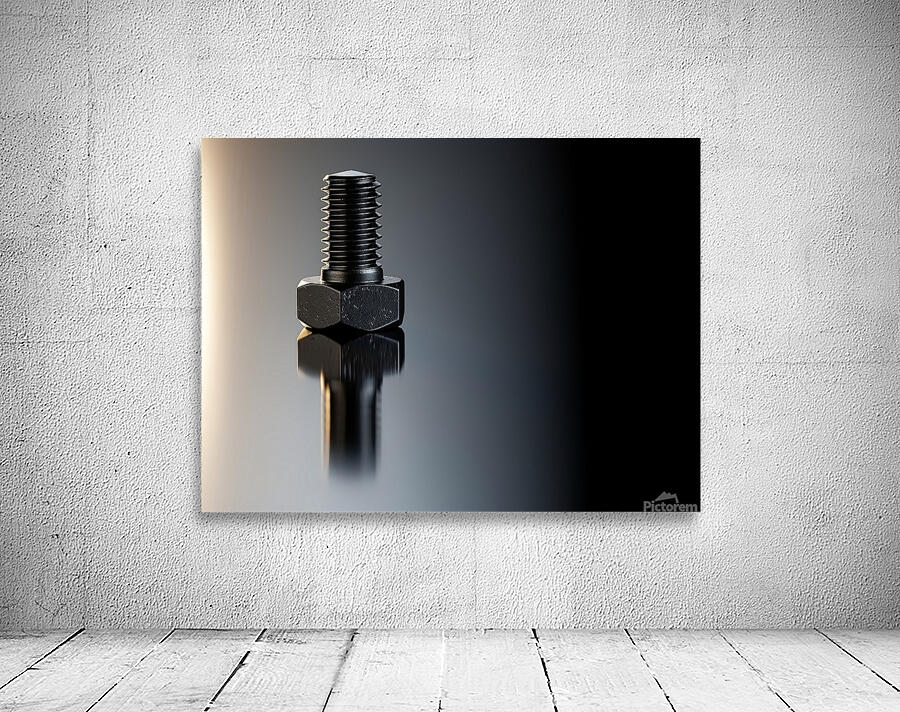 Metal Screw Reflection Wall Preview