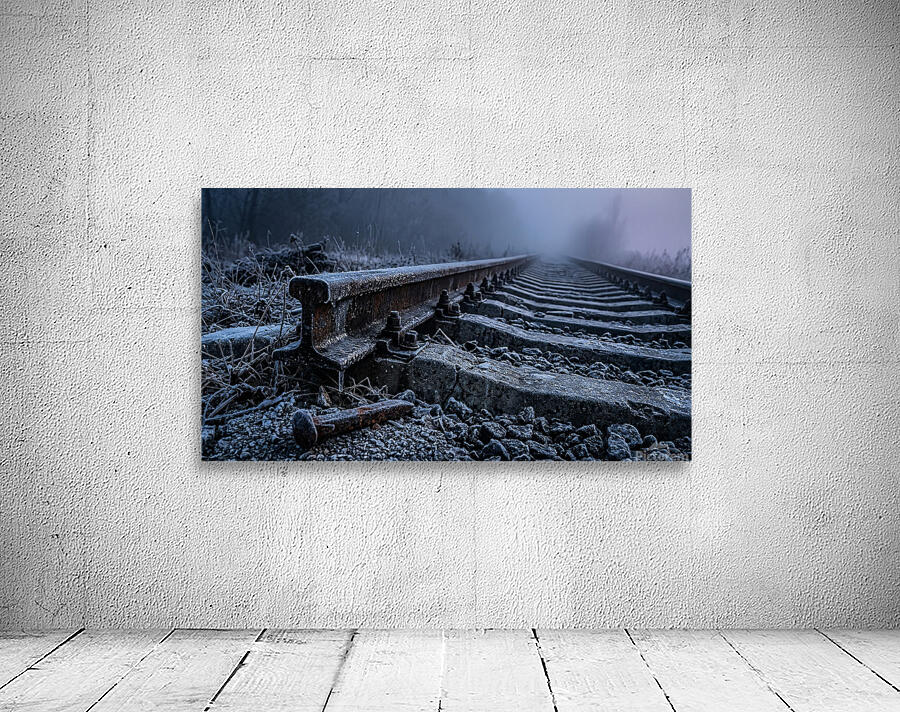 Abandoned Railway Track Wall Preview