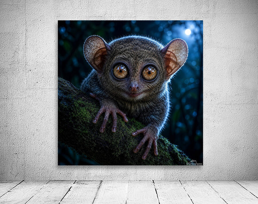 Cute Tarsier 2 Wall Preview